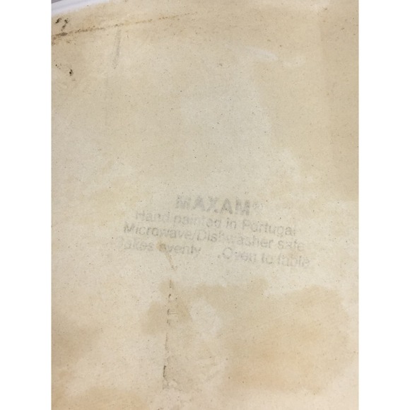 Set of 2 Maxam Italian Daisy 10 3/4" Augratin Gratin Baking Dishes Oven to Table - Picture 5 of 5